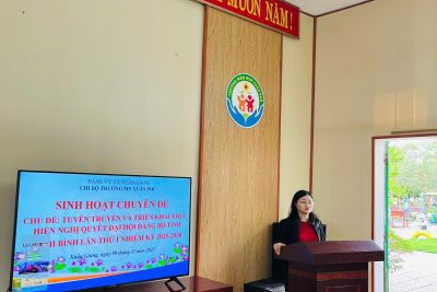 Sinh hoạt chuyên đề với chủ đề: “Tuyên truyền và triển khai thực hiện Nghị quyết Đại hội Đảng bộ tỉnh Ninh Bình lần thứ I, nhiệm kỳ 2025–2030”